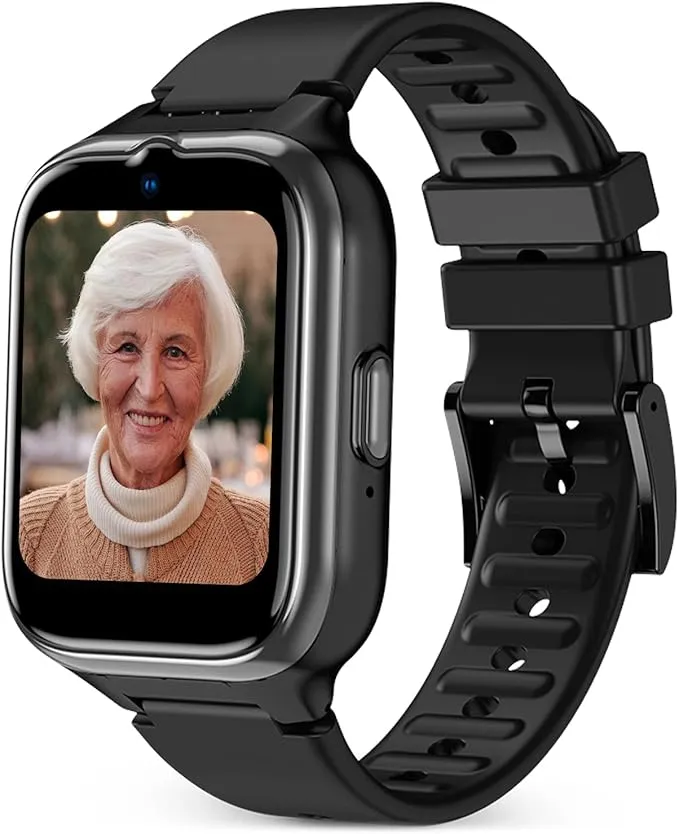 Montre SPC Smartee 4G Senior — écran tactile simplifié, bouton SOS et GPS pour senior