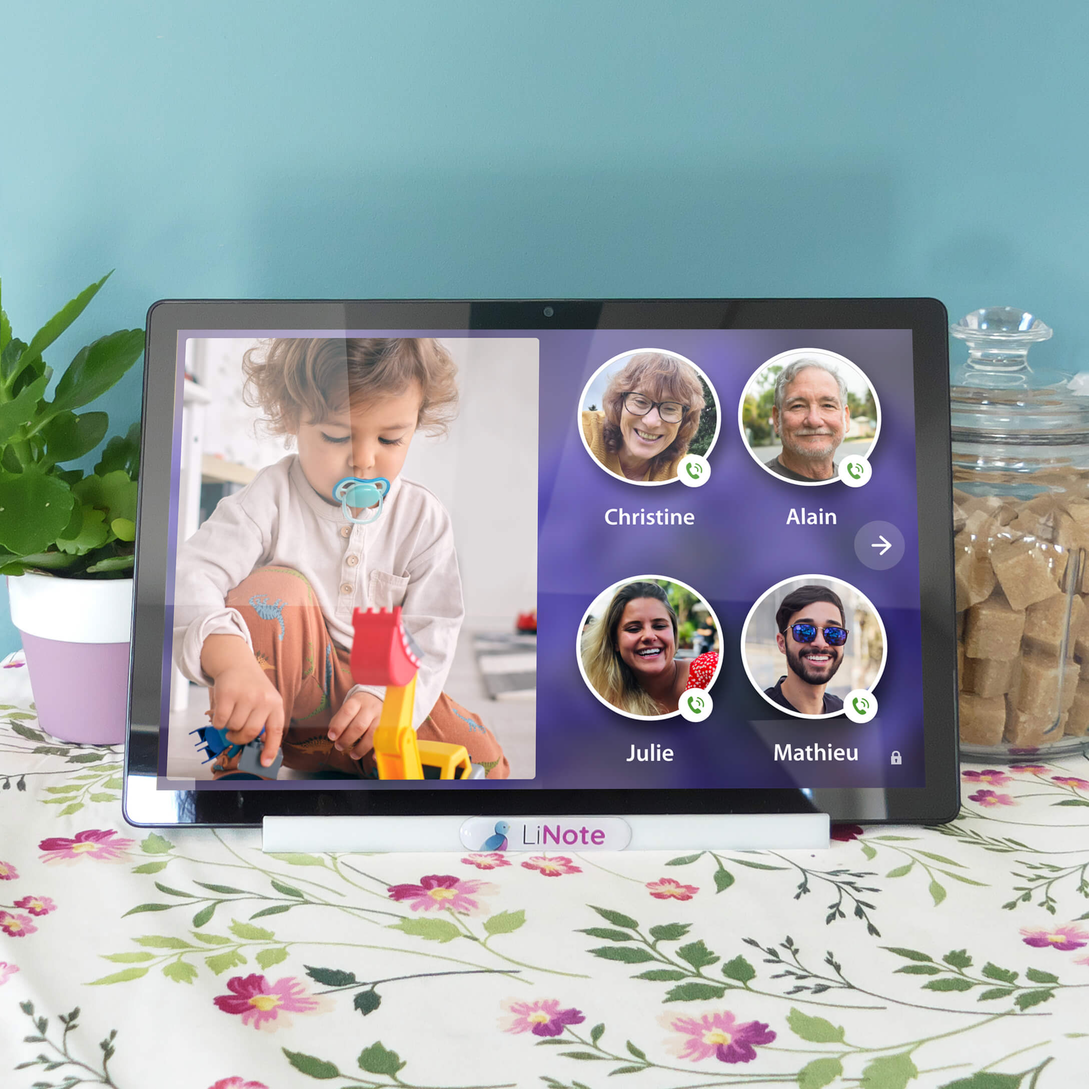 Tablette de bienveillance Linote sans abonnement